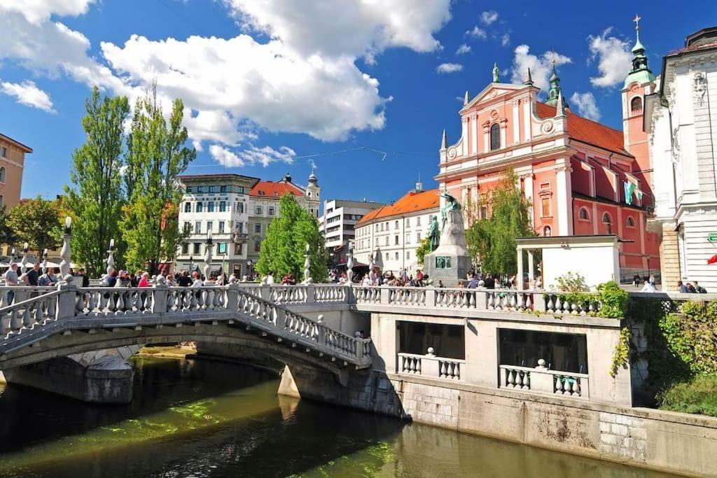 Hanna'S Suite With Free Parking Ljubljana Bagian luar foto